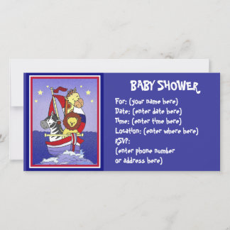 Baby Shower Animal Voyage Americana