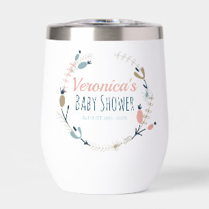 Baby Shower botánico Rustic Pastel