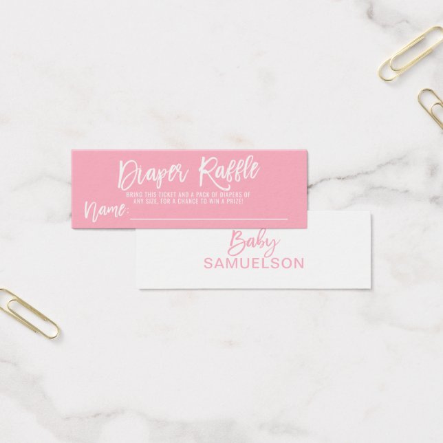 Baby Shower Chica rosa del billete de la banda de  (Oficina)