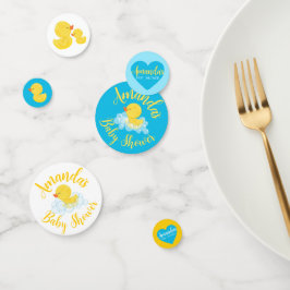 Baby Shower Confetti de ducho de goma
