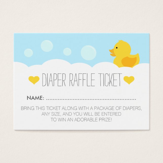 Baby Shower de Bath de burbuja de goma amarilla Du (Frente)