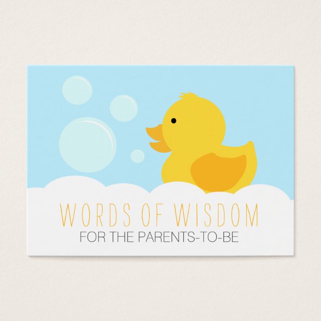 Baby Shower de Bath de burbuja de goma amarilla Du (Frente)