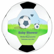 Baby Shower de Blue Soccer | Balón de fútbol