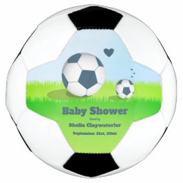 Baby Shower de Blue Soccer | Balón de fútbol