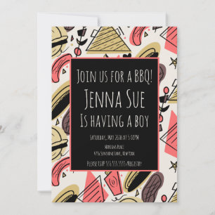 Baby Shower de Doodles de barbacoa de verano