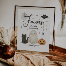 Baby Shower de Halloween favorece el volante del p