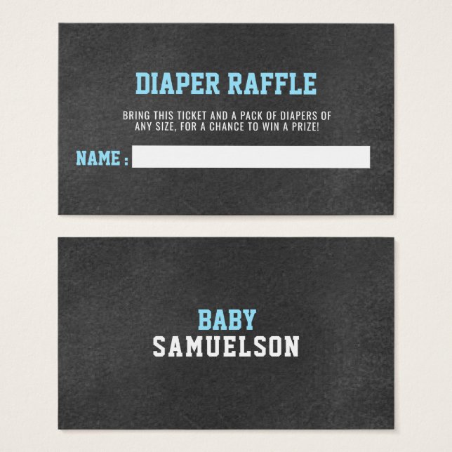 BABY SHOWER de la tarjeta deportiva para deportist (Anverso y reverso)