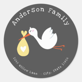 Baby Shower de larga distancia por sello de direcc