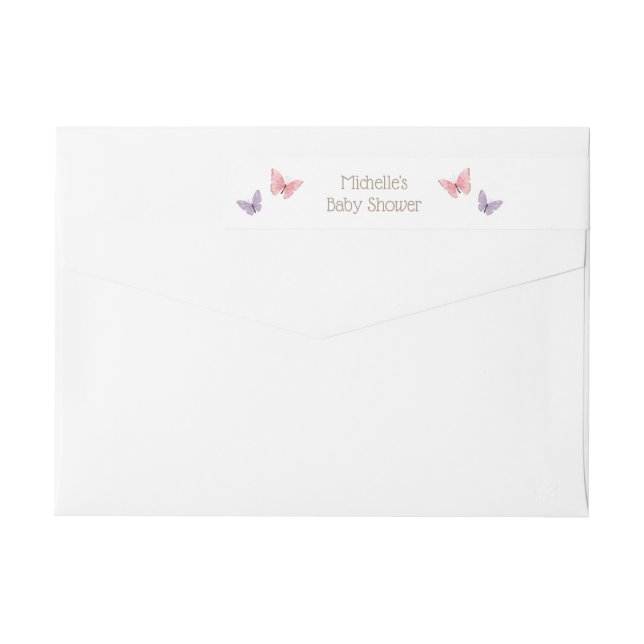 Baby Shower de mariposa (Reverso)