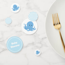 Baby Shower de Octopus Azul | Table Confetti
