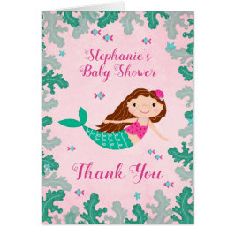 Baby Shower De Sirena Rosa Bajo El Mar