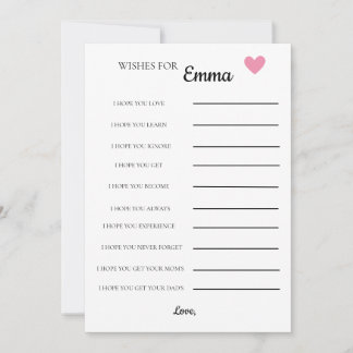 Baby Shower - Deseos