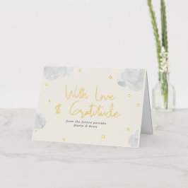 Baby Shower Gracias por las nubes neutras de géner