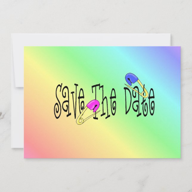 Baby Shower - GUARDAR LA FECHA - Invitación (Anverso)