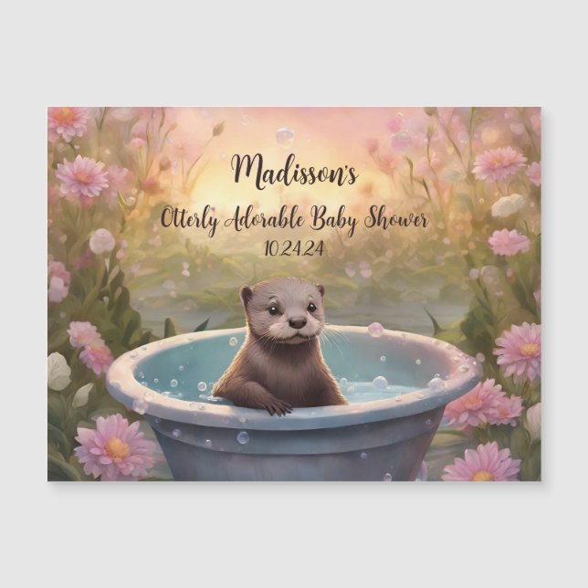 Baby Shower Magnet, totalmente adorable (Anverso)