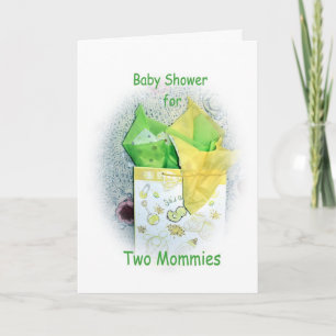 Baby Shower para que dos mamás sean invitación
