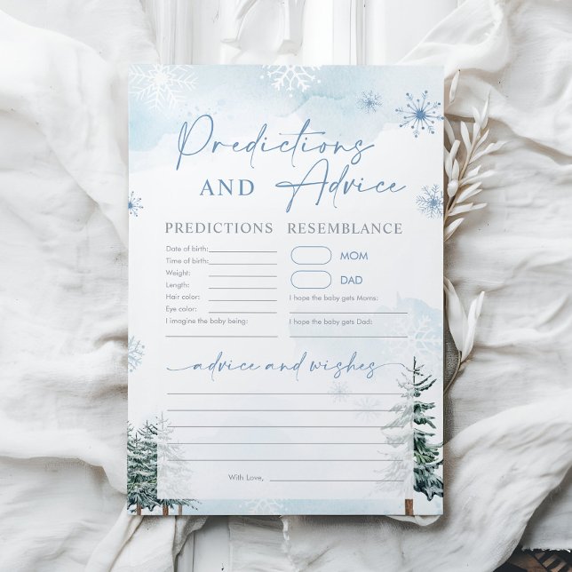 Baby Shower Predictions y tarjetas de asesoramient (Subido por el creador)