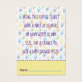 Baby Shower Raffle Ticket