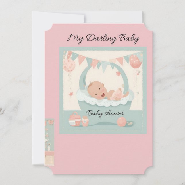 baby shower tarjeta (Anverso)