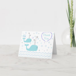 Baby Shower - tarjeta de agradecimiento (chico)