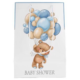 Baby Shower Teddy Bearly Wait Boy bolsa de regalo