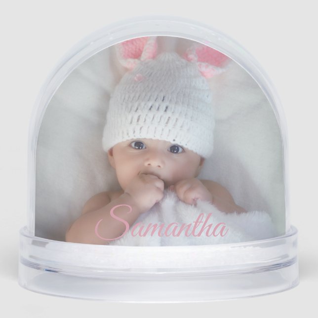 Baby snow globe christmas gift (Anverso)