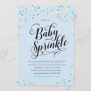 BABY SPRINKLES CONFETTI INVITACIÓN
