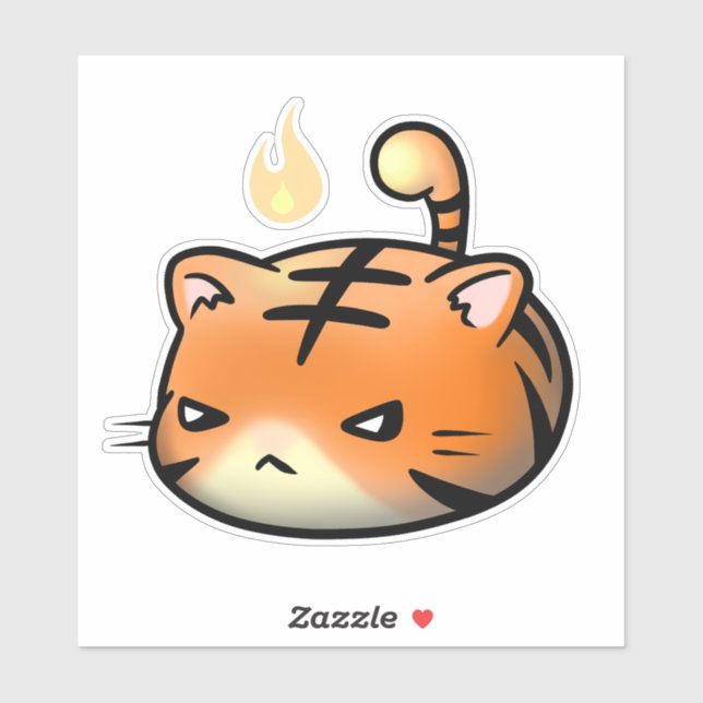 Baby Tiger Vinyl Pegatina (Hoja)