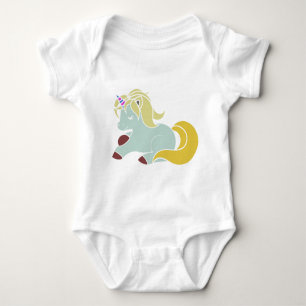 Baby Unicorn Jersey Bodysuit
