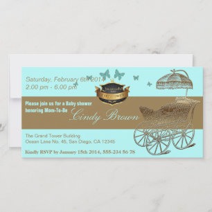 BabyShower / The Golden Carriage - Invitación