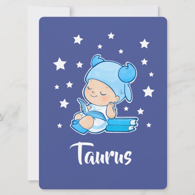 Babytoon Taurus Tarjeta Reclectable (Anverso)