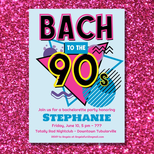 Bach a la invitación de la Bachelorette Party de l (Subido por el creador)
