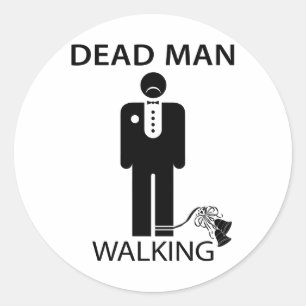 Bachelor: Hombre muerto caminando Pegatina