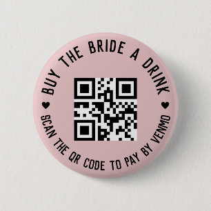 Bachelorette Buy the Bride un trago Botón Pin