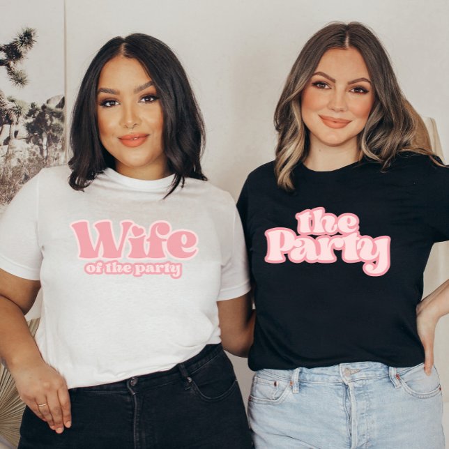 Bachelorette con guión bajo, esposa de la camiseta (Subido por el creador)