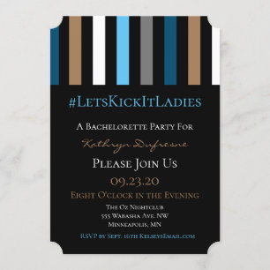 #Bachelorette o la invitación de moda de la fiesta