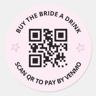 Bachelorette QR/Venmo Pegatina