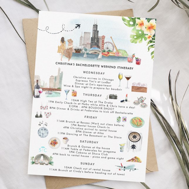 Bachelorette Weekend Itinerary | Chicago (Subido por el creador)