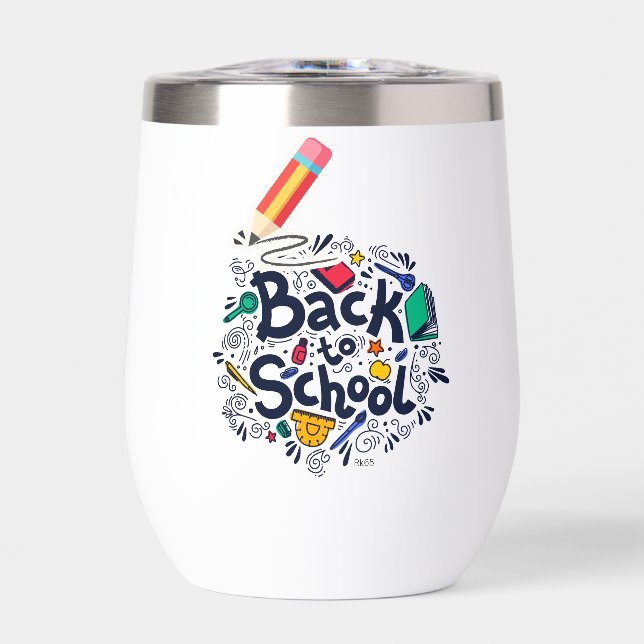 Back to school water bottle (Frente)