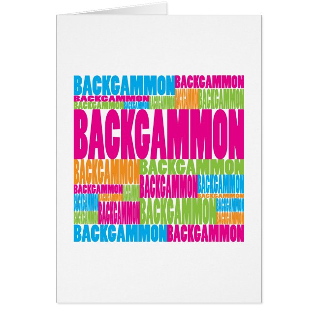 Backgammon colorido (Frente)