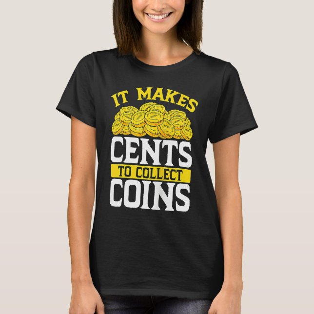Backprint It Makes Cents To Collect Coins Tank Top (Anverso)