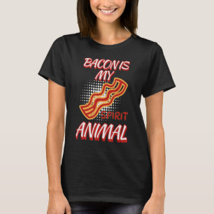 Bacon es mi espíritu Humor animal Camisa Bacon Lov