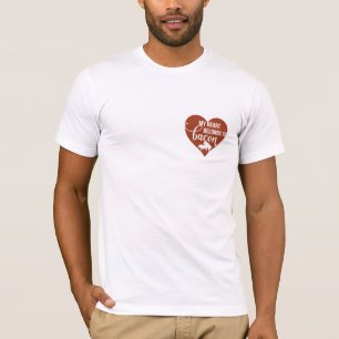 ¿Bacon Lover? Corazón pertenece a la camiseta grac