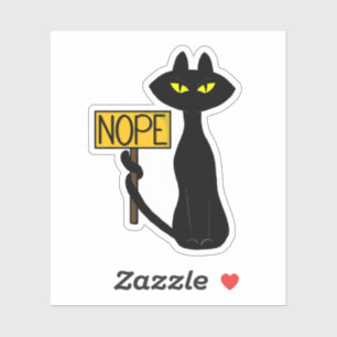 Bad Boogie -El Gato- "NOPE" Pegatinas divertidas