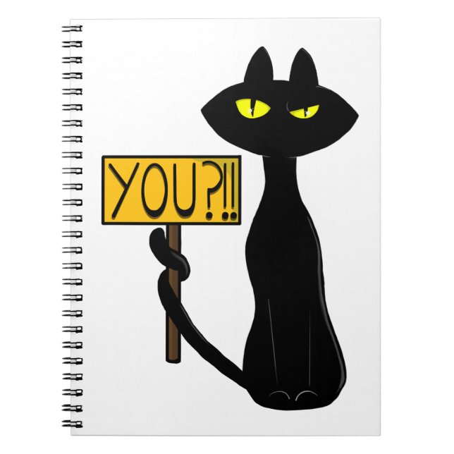 Bad Boogie -El Gato- "¿Tú?!!" cuadernos divertidos (Frente)