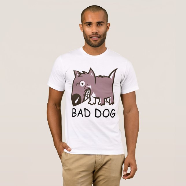 BAD DOG Camisetas divertidas (Anverso completo)