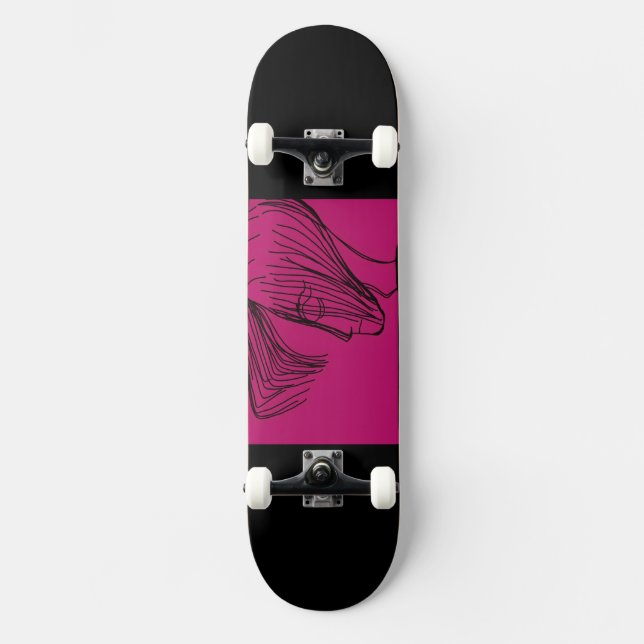 Bad Hair Day of Meditation Skateboard (Anverso)