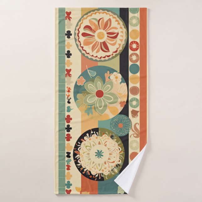 Badehandtuch im Retro look (Toalla de baño)