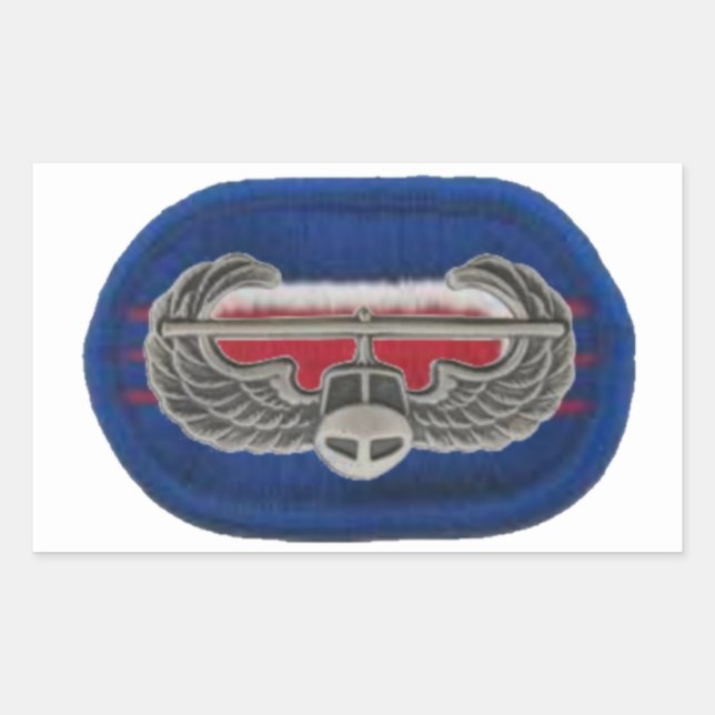 BADGE DE ATAQUE AÉREO EN PEGATINAS DE OVAL DE INFA (Anverso)