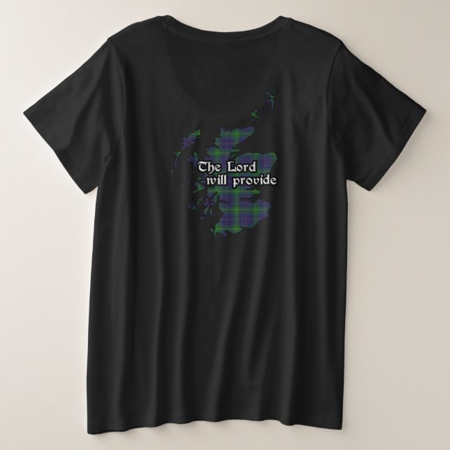 Badge de clan Boyle y mujeres de Tartán (Reverso del diseño)